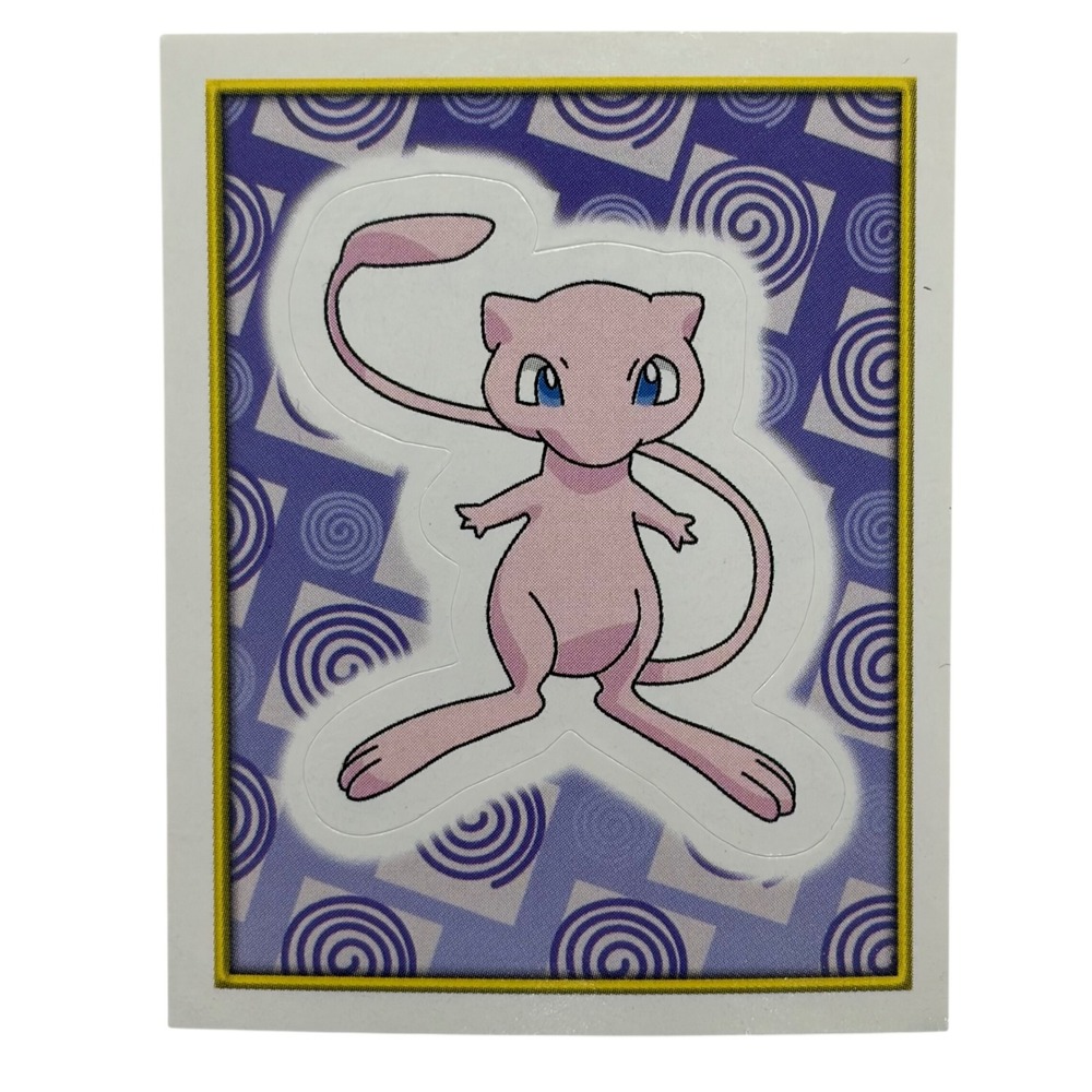 Pokemon Mew Merlin Collections Sticker 101 Vintage 2000 Nintendo Mythical Pink
